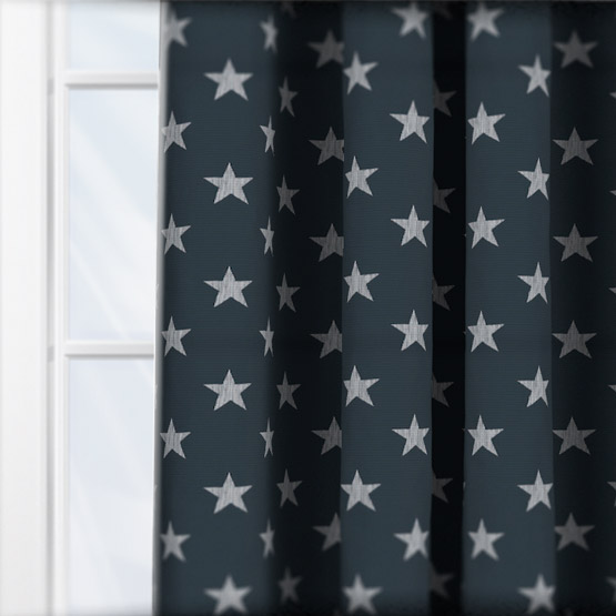 Sonova Studio Stars Charcoal curtain