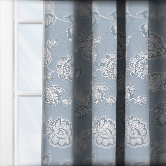 Touched By Design Almere Sky Blue curtain