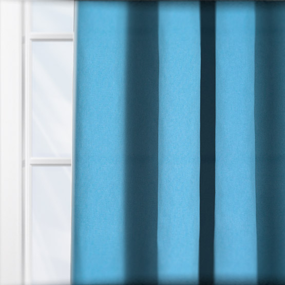 Touched By Design Canvas Sky Blue curtain