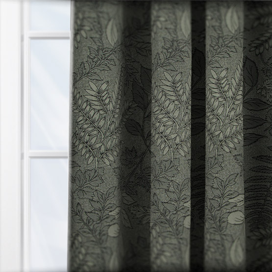 Touched By Design Catalina Charcoal curtain