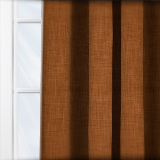 Touched By Design Mercury Cognac curtain