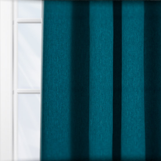 Touched By Design Neptune Blackout Teal curtain