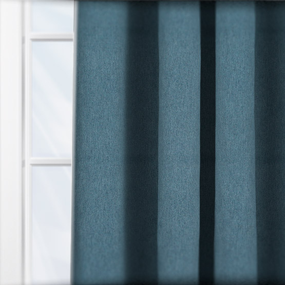 Touched By Design Turin Teal curtain