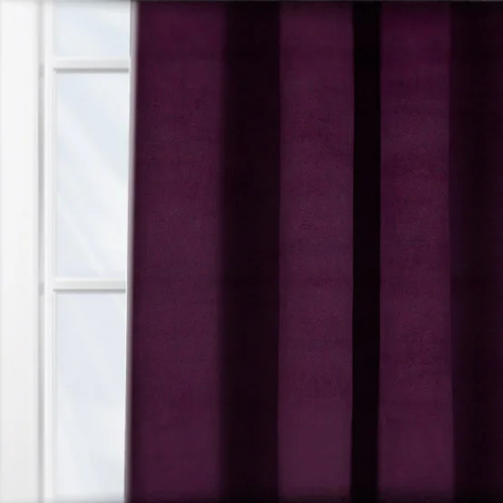 Venus Blackout Aubergine curtain