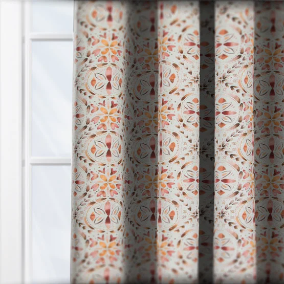 Voyage Casia Terracotta curtain