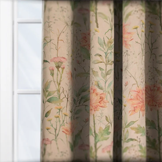 Voyage Delamere Apricot curtain
