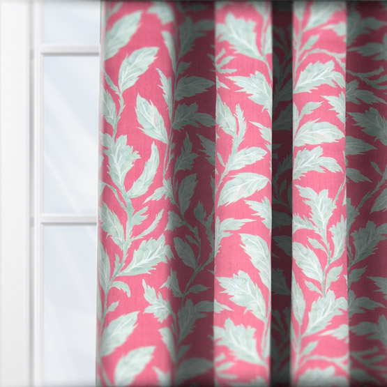 Voyage Eildon Fuchsia curtain