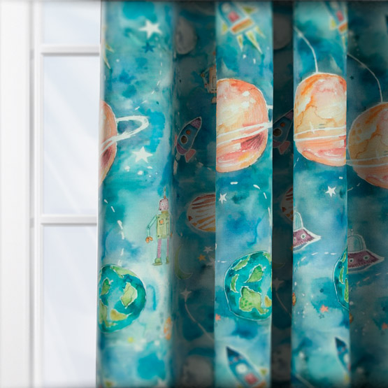 Voyage Out Of This World Sky curtain