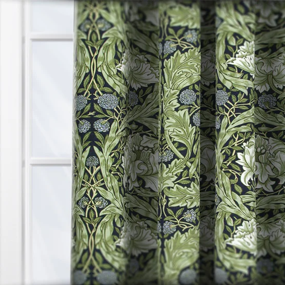 William Morris At Home African Marigold Cornflower curtain