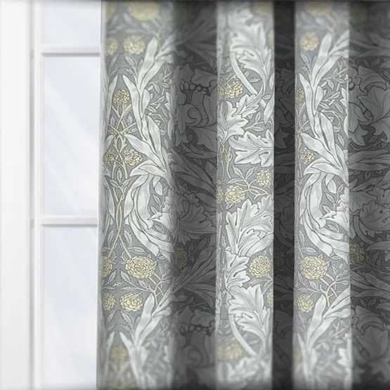 William Morris At Home African Marigold Limestone curtain