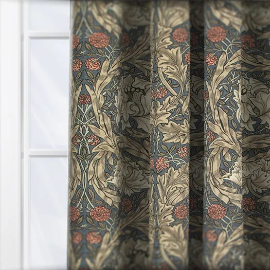 William Morris At Home African Marigold Walnut curtain