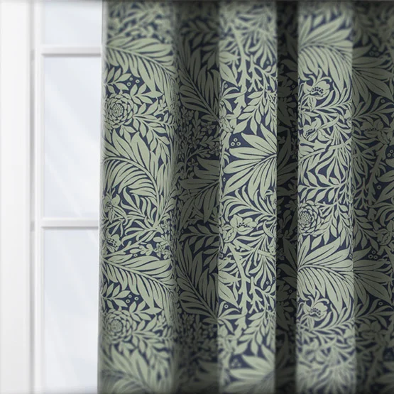 William Morris At Home Larkspur Woven Indigo curtain