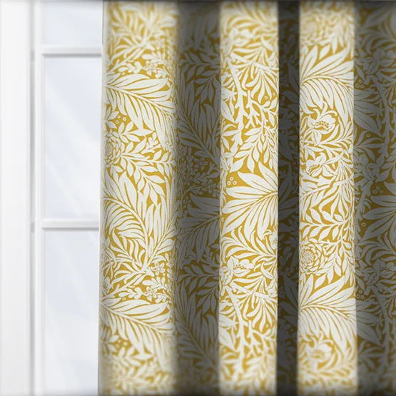 William Morris At Home Larkspur Woven Ochre curtain