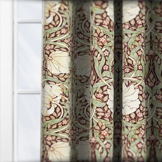 William Morris At Home Pimpernel Brick curtain