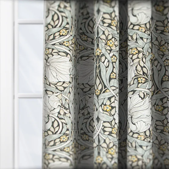 William Morris At Home Pimpernel Velvet Flint curtain
