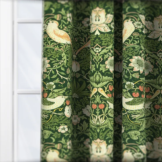 William Morris At Home Strawberry Thief Nettle curtain
