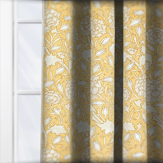 William Morris At Home Wild Tulip Ochre curtain