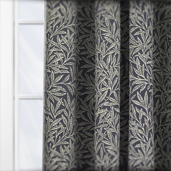 William Morris At Home Willow Woven Indigo curtain