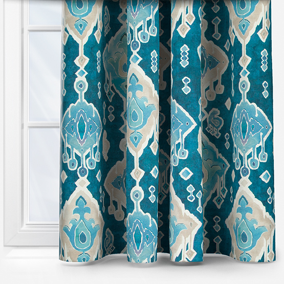 Ashley Wilde Agulla Indigo curtain