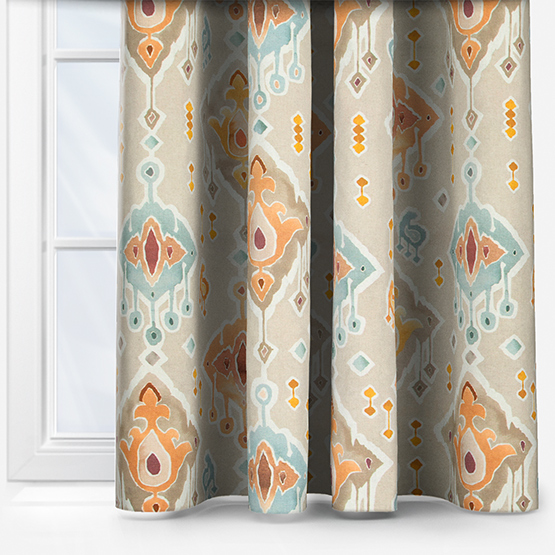 Ashley Wilde Agulla Terracotta curtain