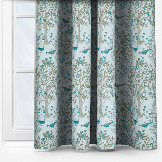 Ashley Wilde Bedgebury Kingfisher curtain