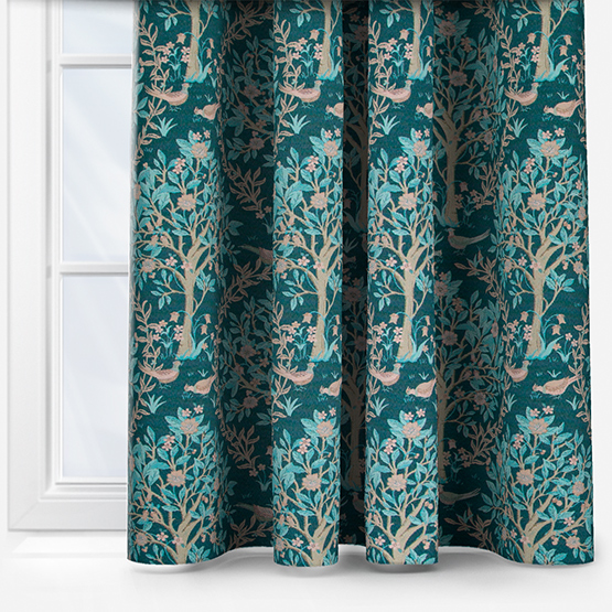 Ashley Wilde Bedgebury Peacock curtain