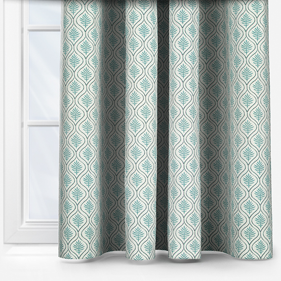 Ashley Wilde Calvia Indigo curtain