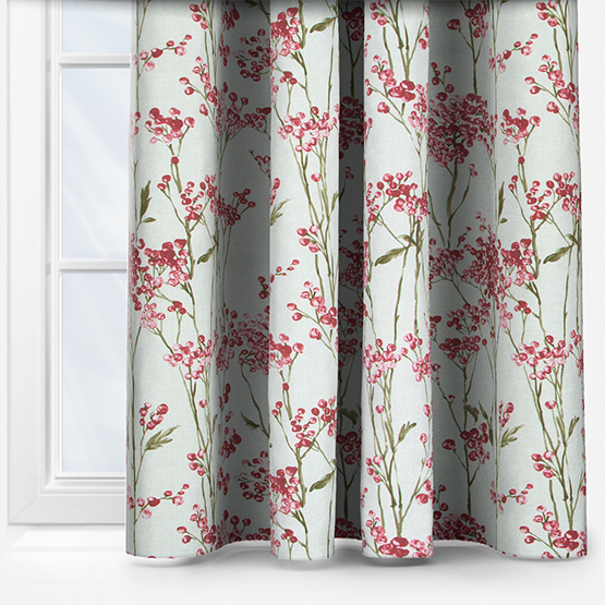 Ashley Wilde Hawthorn Cranberry curtain