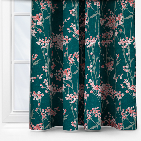 Ashley Wilde Hawthorn Peacock curtain