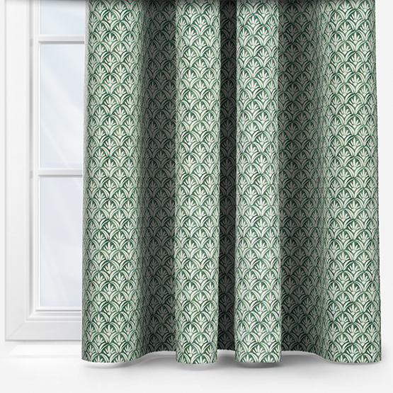 Ashley Wilde Mondrago Olive curtain