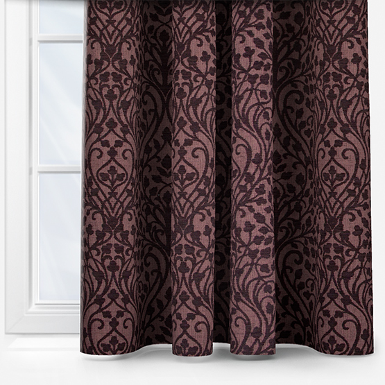 Ashley Wilde Wisley Maroon curtain