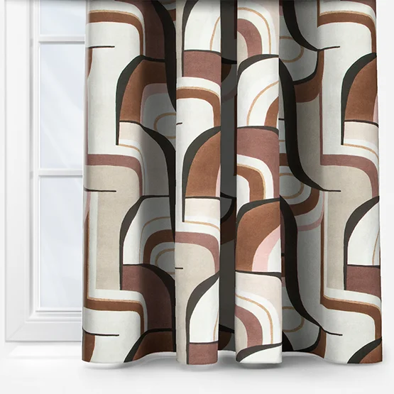 Camengo Chicago Terre De Sienne curtain