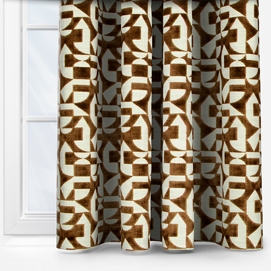 Camengo Lonato Bronze curtain