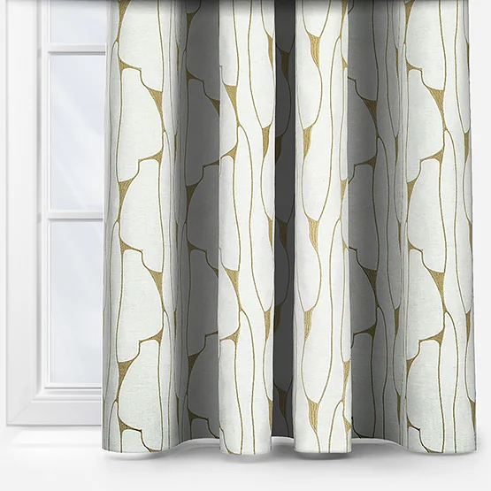 Camengo Luminara Vert de Gris curtain