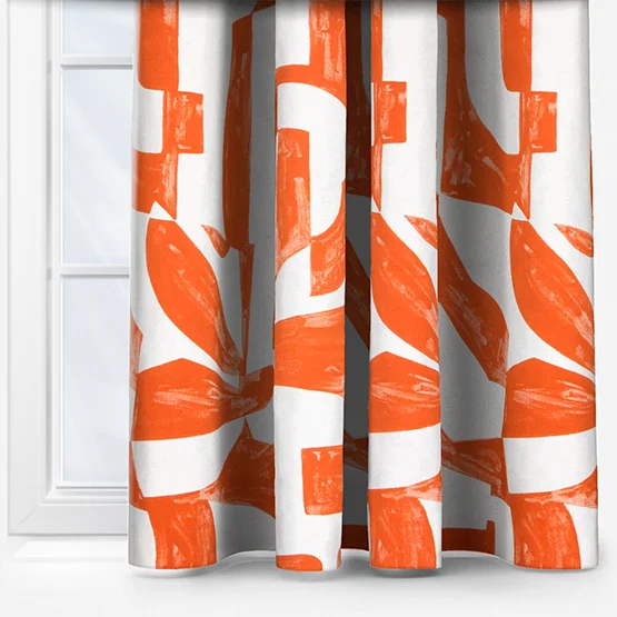 Camengo Miwok Terracotta curtain