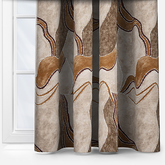 Camengo Nunga Moka Curtain