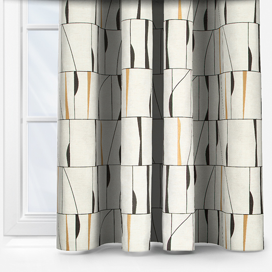 Camengo Souffle De Vitrail Ocre Curtain