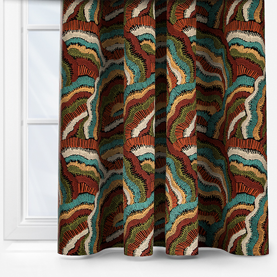 Casamance Annella Topaze Acajou Fonce Curtain