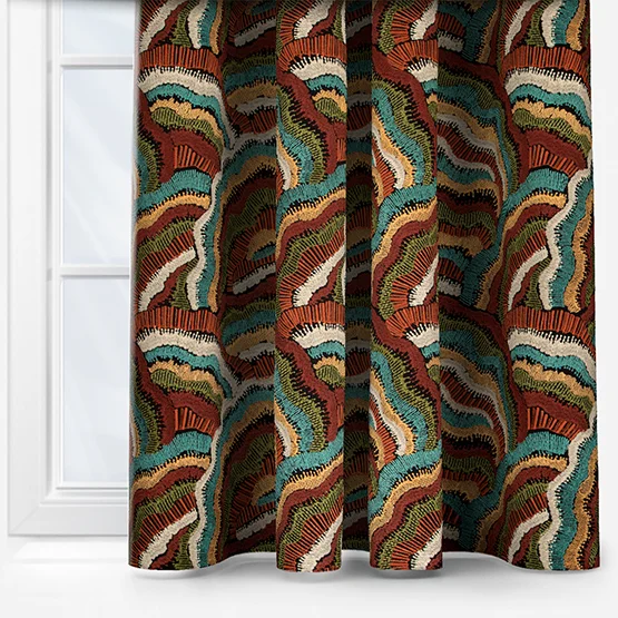 Casamance Annella Topaze Acajou Fonce curtain