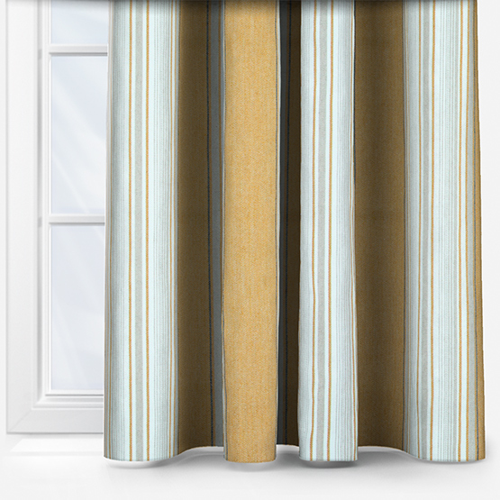 Casamance Aveiro Ocre curtain