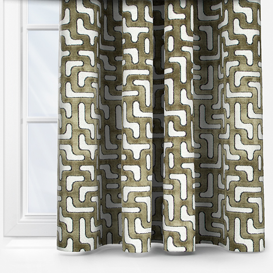 Casamance Bryce Kaki Curtain