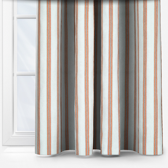 Casamance Evora Orange Brulee curtain