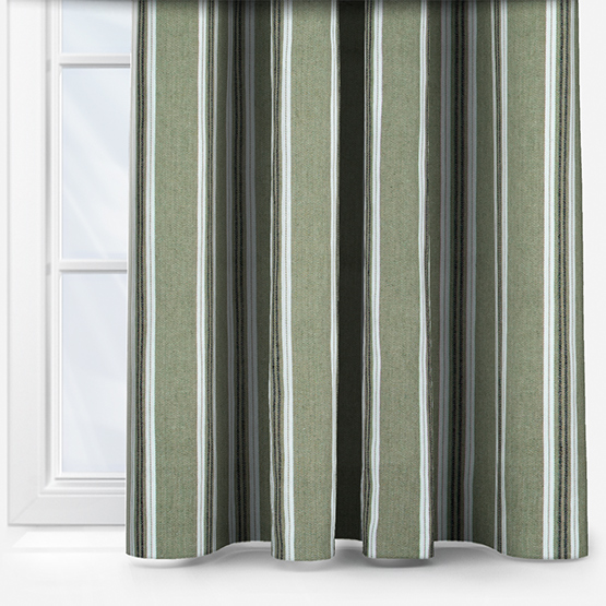 Casamance Lagos Olive curtain