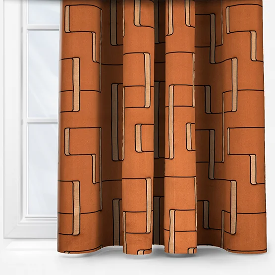 Casamance Lusio Terre De Sienne curtain