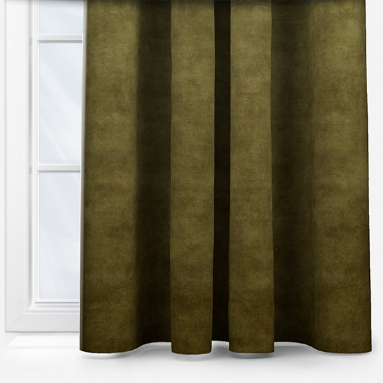 Casamance Manade Vert Olive curtain