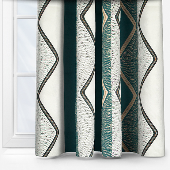 Casamance Mesa Petrole Curtain