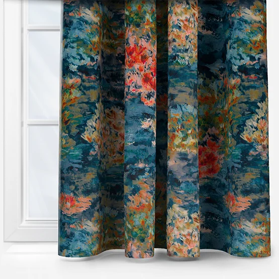Fiore Midnight Spice curtain