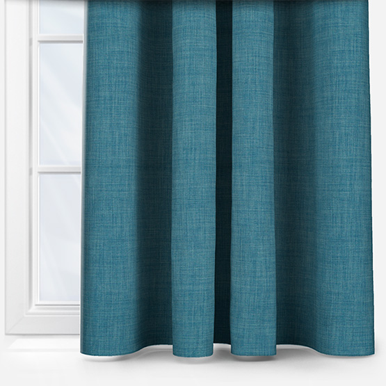 Linoso Teal Curtain