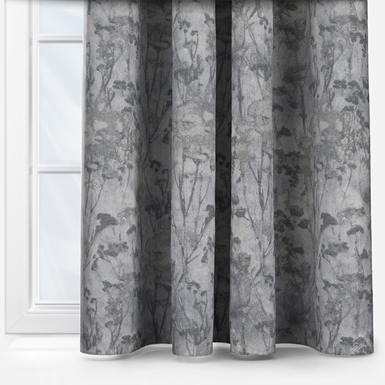 Silhouette Charcoal Curtain
