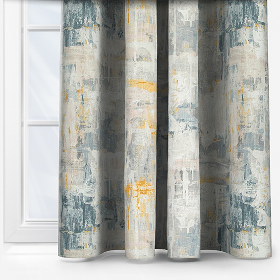 Edinburgh Weavers Abstract Slate Curtain